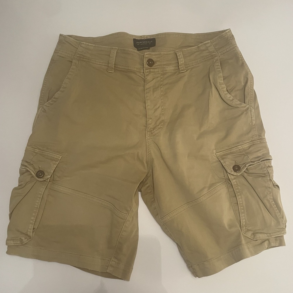 American Eagle Outfitters Brown Cargo Shorts Casual Cotton